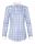Женская рубашка в синюю клетку с белым воротником и манжетами Купить Москва хлопок T.M.Lewin приталенная Fitted Англия