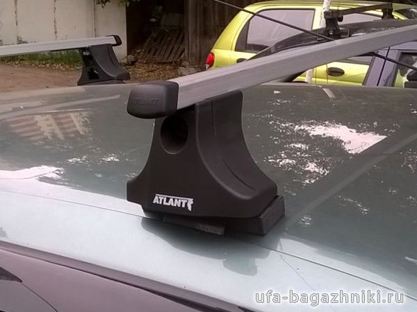 Багажник на крышу Renault Symbol, Атлант, прямоугольные дуги