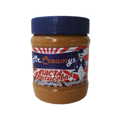 Паста Арахисовая "Mr Creamys" с дробленым арахисом 340 гр