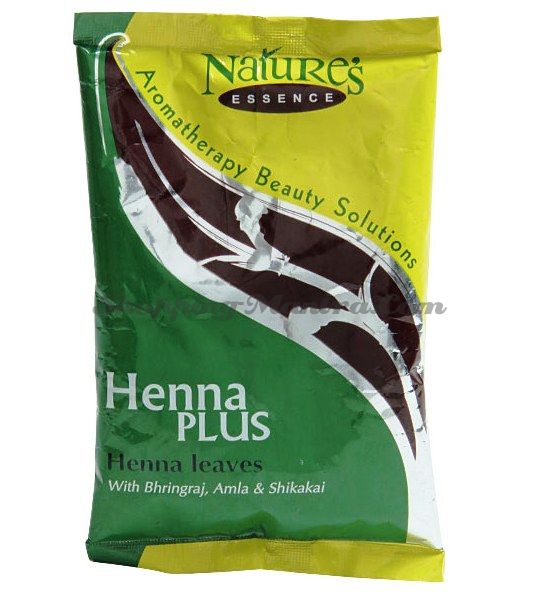 Лечебная краска для волос Натуральная хна / Nature's Essence Henna Plus Henna Leaves