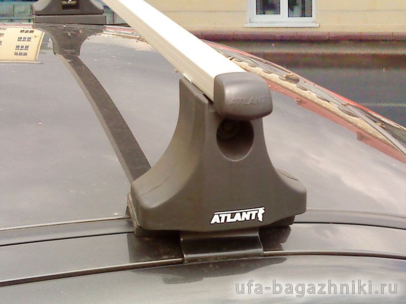 Багажник на крышу Fiat Albea, Атлант, прямоугольные дуги