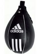 Груша скоростная Adidas Speed Striking Ball Leather чёрная ADIBAC091 (Кожа, 25 см x 18 см)