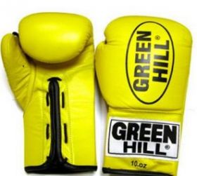 Перчатки боксерские Боевые Green Hill Force 8,10,12 унций