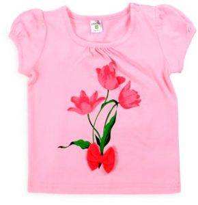 блузу для девочки розового цвета