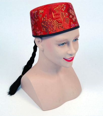 Шляпа китайская красная