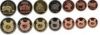Набор монет Ацтеки (7 монет) 2013