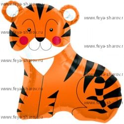 Шар фольгированный Тигр 84 см