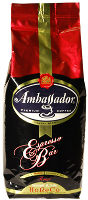 Кофе зерновой Ambassador Espresso Bar, пакет, 1000 г.