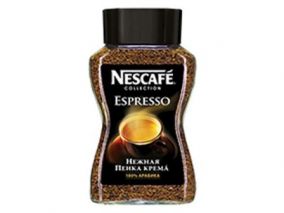 Кофе растворимый Nescafe Espresso, стекло, 100 г.