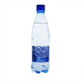 Вода газированная Bon Aqua, ПЭТ бут. 0.5 л., 24 шт/уп