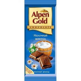 Шоколад Alpen Gold, молочный, 100 г.