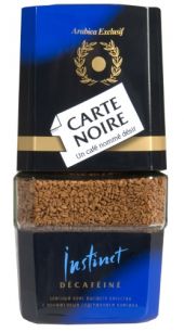 Кофе растворимый Carte Noire,  без кофеина,стекло, 95 г.