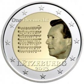 Национальный гимн 2 евро Люксембург 2013