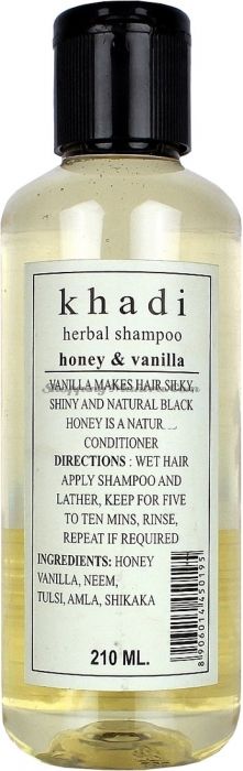 Оздоровительный шампунь Кхади Мед&Ваниль / Khadi Herbal Honey&Vanilla Shampoo