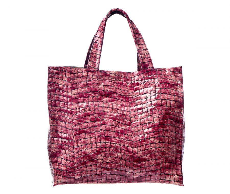 Розовая лакированная сумка 3013-01