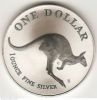 Кенгуру 1 австралийский доллар Австралия 1993 серебро