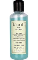 Khadi Herbal Aloe Vera Face Wash With Scrub