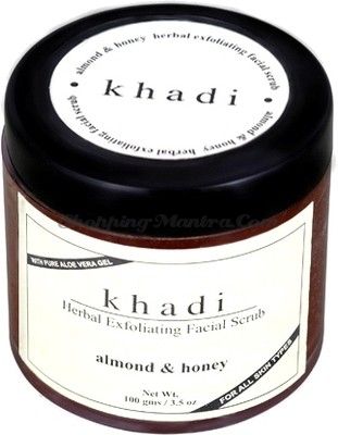 Скраб для лица Миндаль&Мед с алое вера Кхади (Khadi Almond&Honey Facial Scrub)