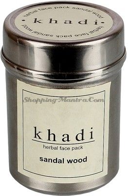 Натуральная маска для лица Сандаловое дерево Кхади (Khadi Sandalwood Herbal Face Pack)