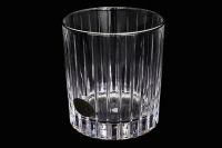 Набор: 6 хрустальных стаканов для виски (0,25л)  "Пиза серебро"