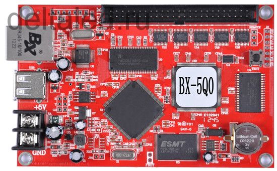 Контроллер десятирядный BX-5Q0 для одно и полноцветного табло