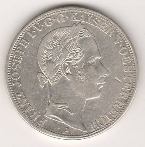 1 талер 1861 г. Австрия