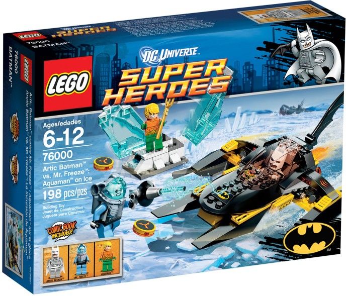 76000 Бетмен против мистера Фриза: Аквамен на льду Конструктор ЛЕГО Супергерои