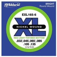 D'ADDARIO EXL165-6 (032-135) Струны для бас-гитары (6 стр.)