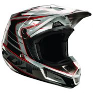 Мотошлем Fox Racing V2 Race Helmet silver