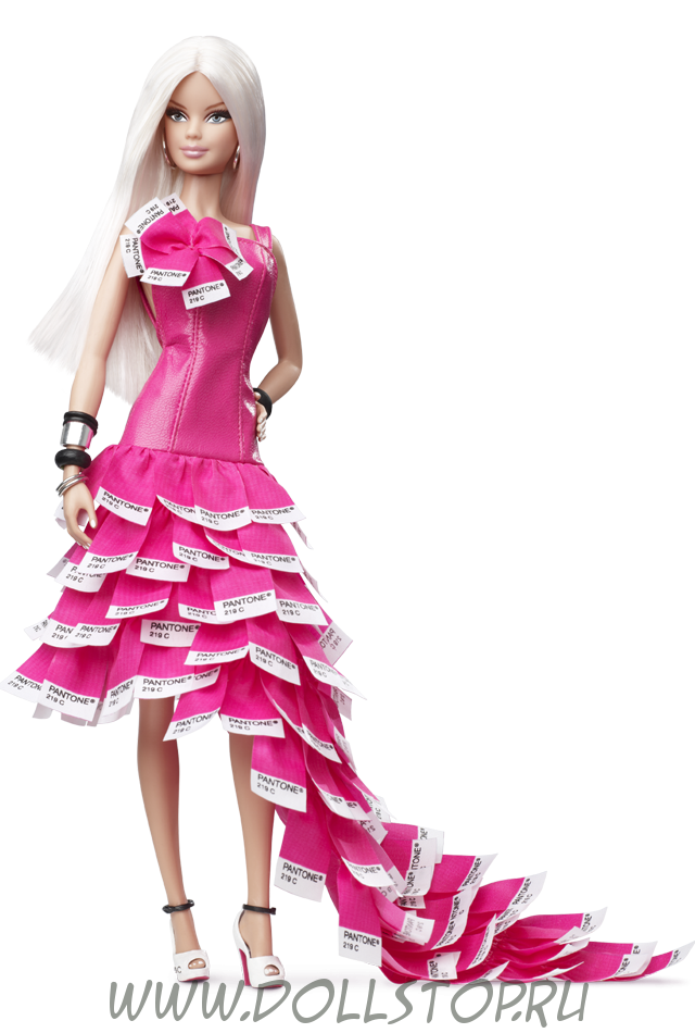 Розовое платье барби