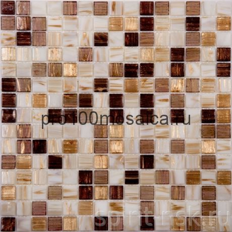 MIX6 коричневый (сетка). Мозаика серия GOLDEN, размер, мм: 327*327 (NS Mosaic)