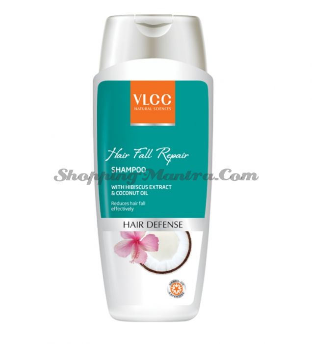 Шампунь против выпадения с экстрактом гибискуса&кокосовым маслом VLCC Hair Fall Repair Shampoo