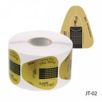 Одноразовые формы «Двойная толщина» (бумажные, на клейкой основе), 500 штук JT-02