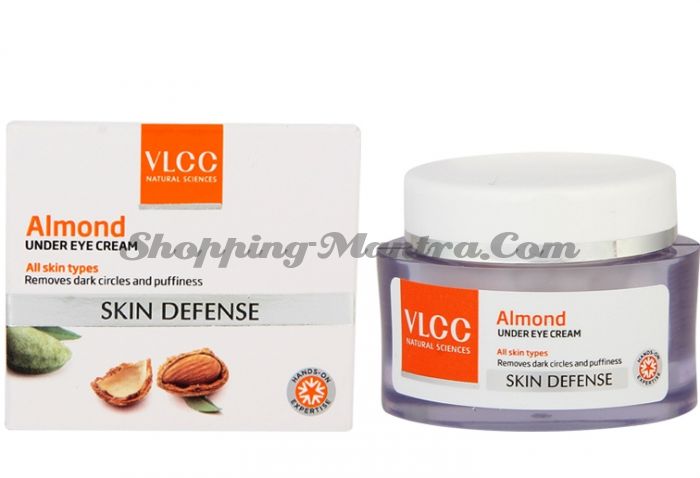 Защитный крем под глаза с миндальным маслом VLCC Almond Under Eye Cream