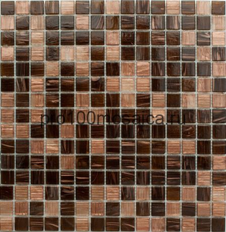 MIX19 коричневый (сетка). Мозаика серия GOLDEN,  размер, мм: 327*327 (NS Mosaic)