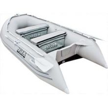 Лодка HDX надувная, модель OXYGEN 300 Airmat, цвет серый