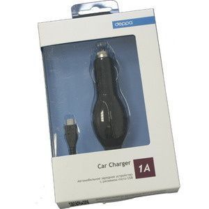 Автомобильное зарядное устройство Deppa micro USB (1 A)