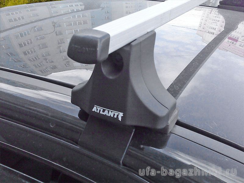Багажник на крышу ZAZ Sens / ZAZ Chance, Атлант, прямоугольные дуги