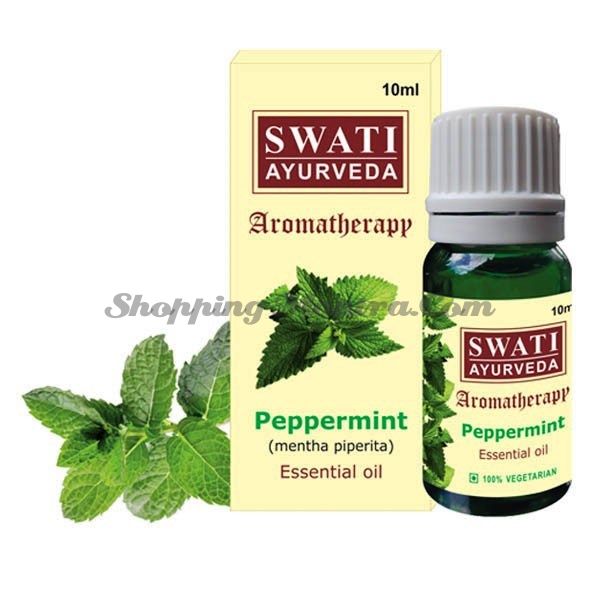 Эфирное масло Мята Свати Аюрведа / Swati Ayurveda Pippermint Essential Oil
