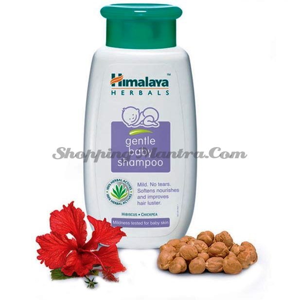 Детский шампунь без слез Хибискус&Ветивер Хималая / Himalaya Gentle Baby Shampoo