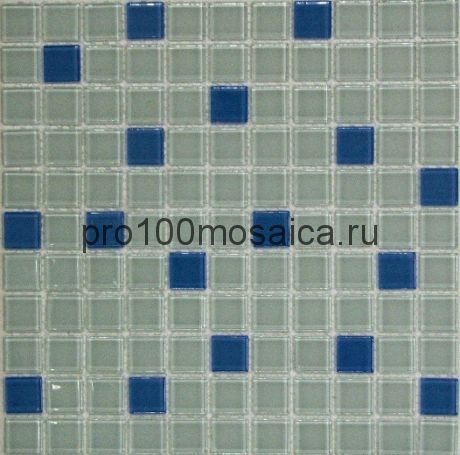 Jump Blue №8 (light) сетка. Мозаика вид РАСТЯЖКИ размер, мм: 300*300 доп элемент