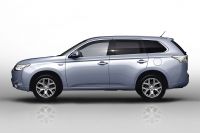 Багажник на крышу Mitsubishi Outlander 3, Атлант, прямоугольные дуги