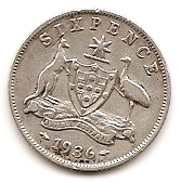 5 пенсов Австралия 1936