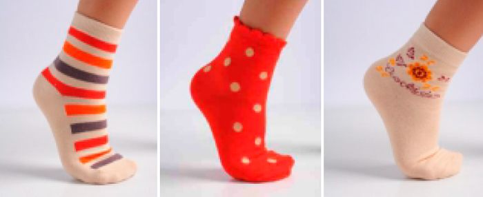 Комплект носков для девочки Крокид