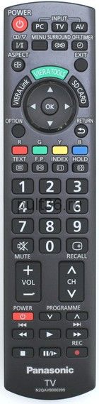 Пульт ДУ Panasonic N2QAYB000399 пр-ль КНР