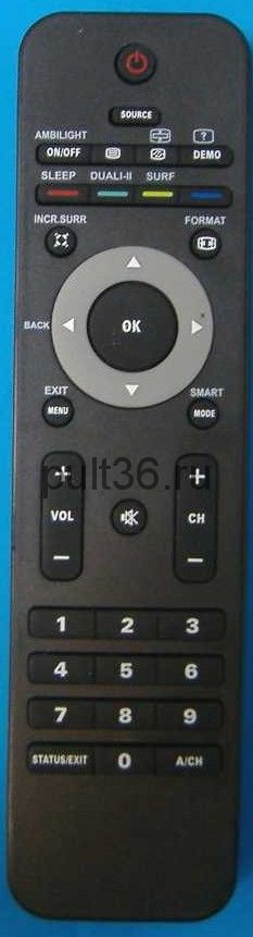 Пульт ДУ Philips RC-2143606 television,PF03A08B