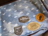 Оригинальный рюкзак в стиле ретро "Western Badge" - Holes Light Blue