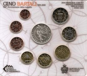 Официальный годовой набор  Сан-Марино 2014 ( 9 монет)