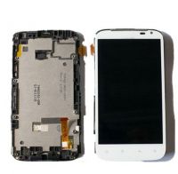 LCD (Дисплей) HTC X315e Sensation XL (в сборе с тачскрином) (в раме) (white) Оригинал