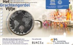 400 лет каналам Амстердама 5 евро Нидерланды 2012